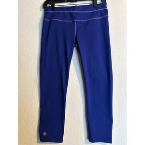 💙 Athleta Blue Mid-Rise Performance Leggings - Size MT (Medium Tall)